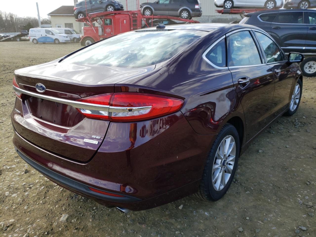Photo 4 from auction – 2017 FORD FUSION SE with VIN 3FA6P0HD6HR218734