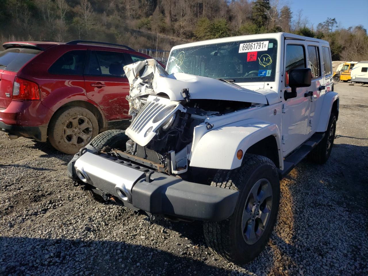 Photo 2 from auction – 2017 JEEP WRANGLER U with VIN 1C4BJWEG2HL598598
