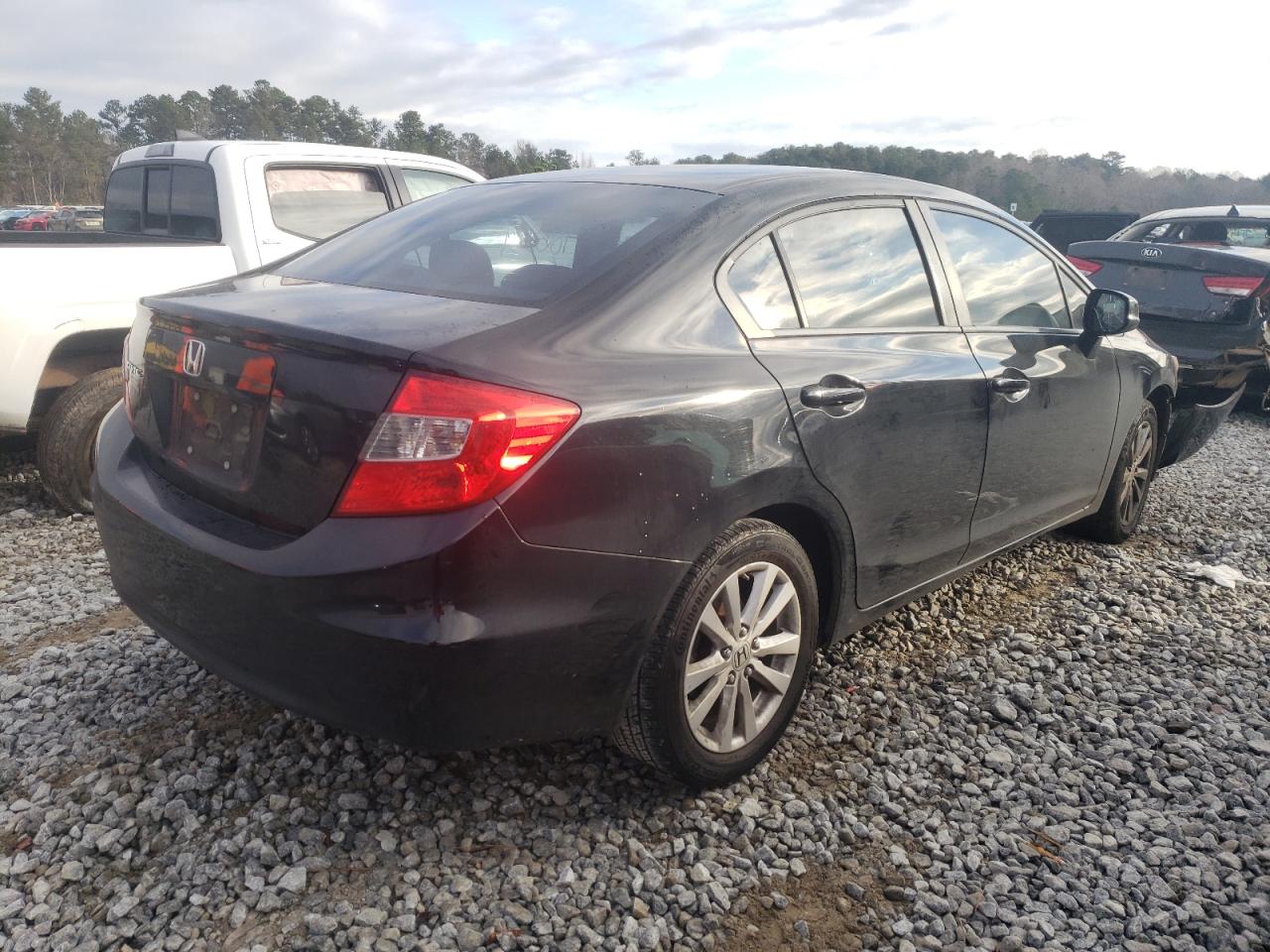 Photo 4 from auction – 2012 HONDA CIVIC EXL with VIN 19XFB2F93CE076202