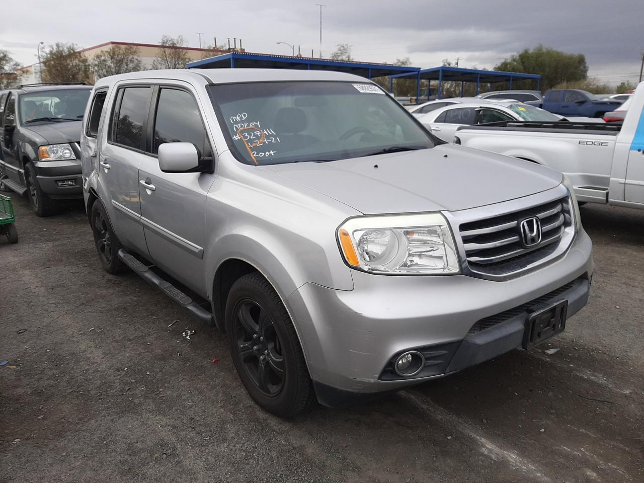 HONDA PILOT EX 2012 with VIN 5FNYF3H44CB021725 - Photo from auction