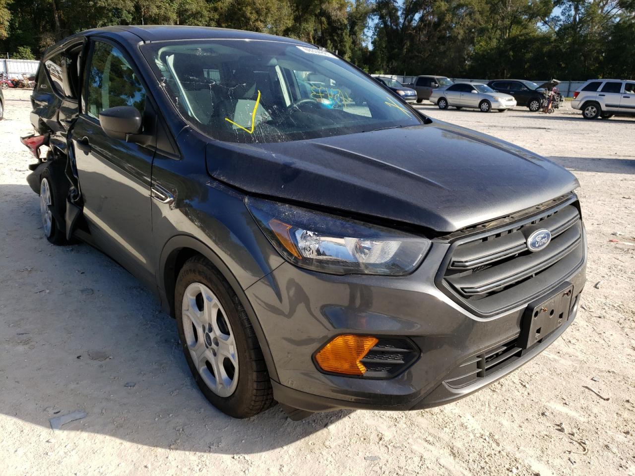 FORD ESCAPE S 2018 with VIN 1FMCU0F77JUA07751 - Photo from auction