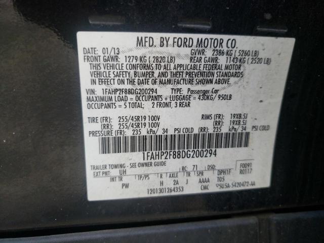 Photo 10 from auction – 2013 FORD TAURUS LIM with VIN 1FAHP2F88DG200294
