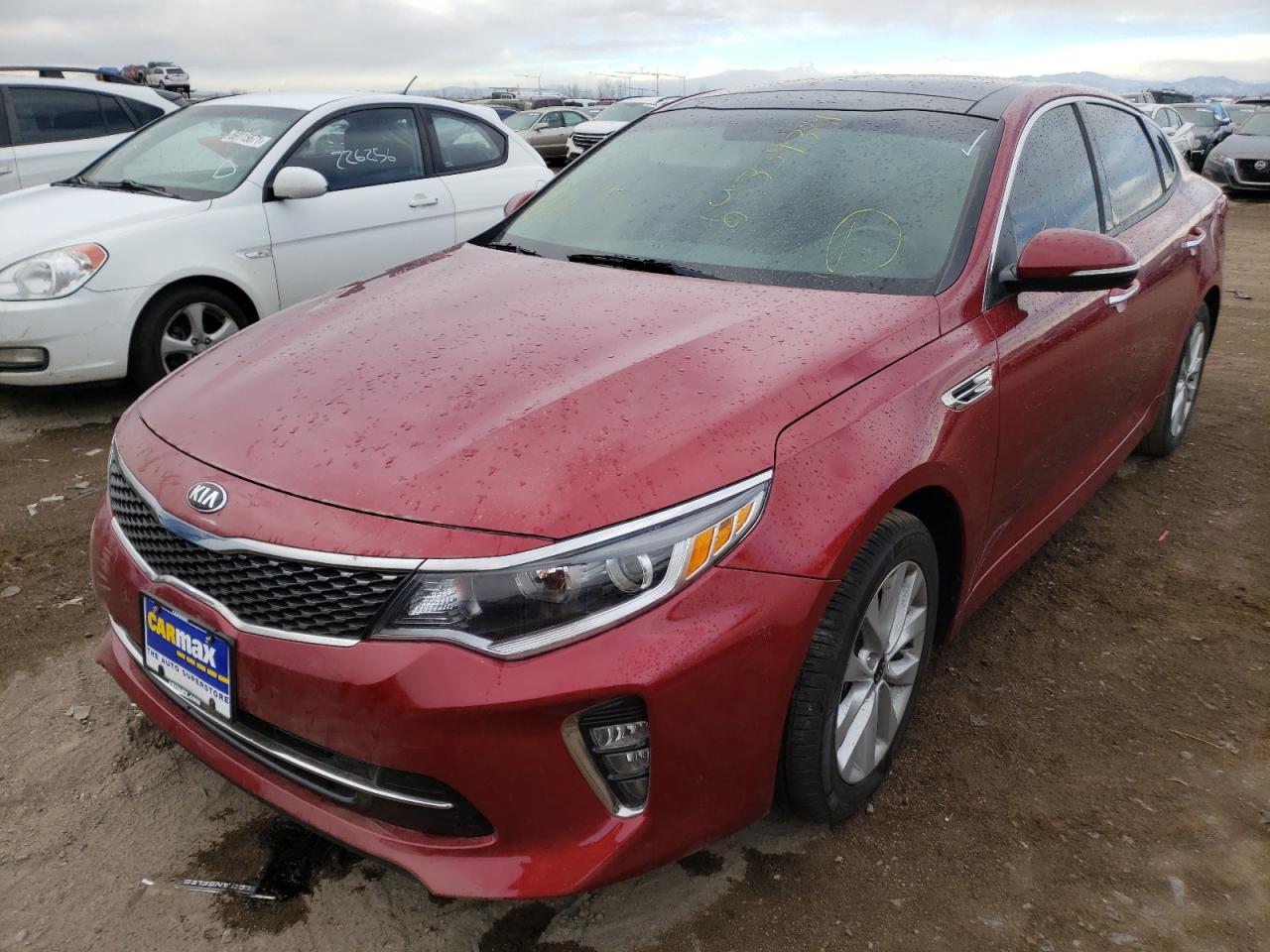 Photo 2 from auction – 2018 KIA OPTIMA LX with VIN 5XXGT4L30JG202047