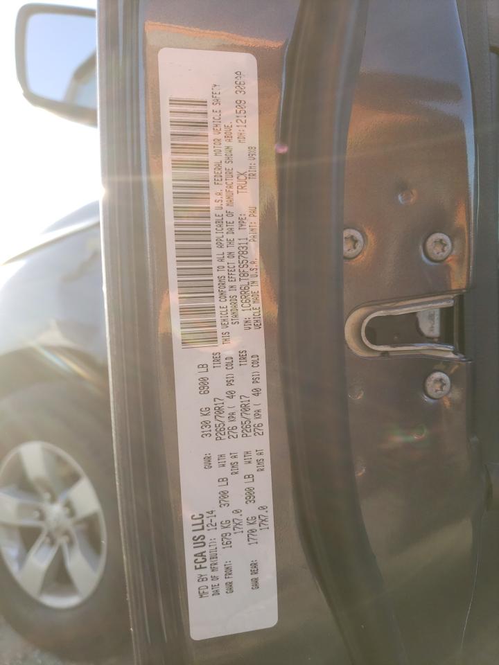 Photo 10 from auction – 2015 RAM 1500 SLT with VIN 1C6RR6LT8FS578311
