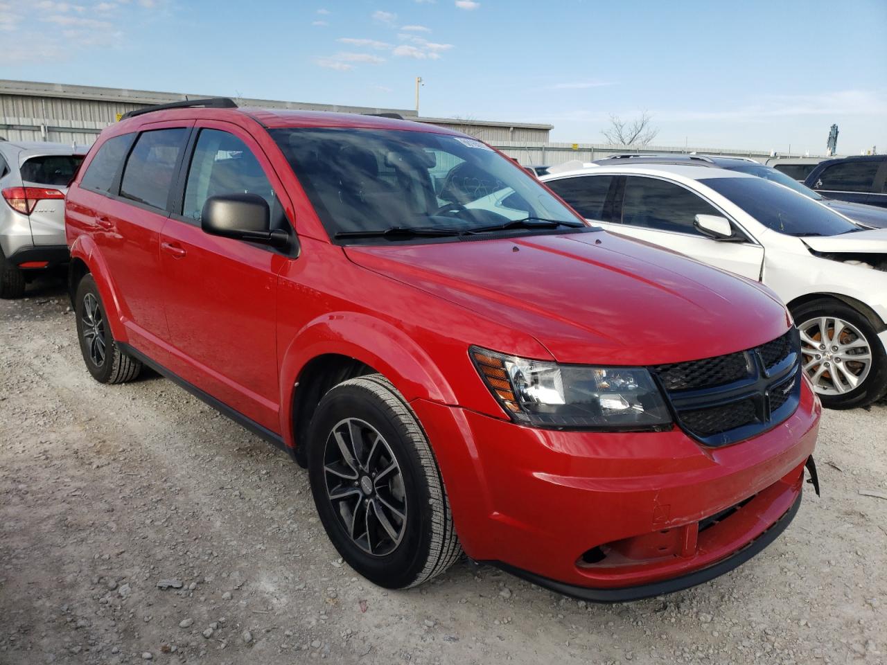 DODGE JOURNEY SE 2017 with VIN 3C4PDCAB1HT580748 - Photo from auction