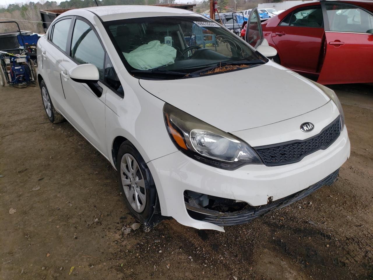 KIA RIO EX 2016 with VIN KNADM4A39G6639018 - Photo from auction