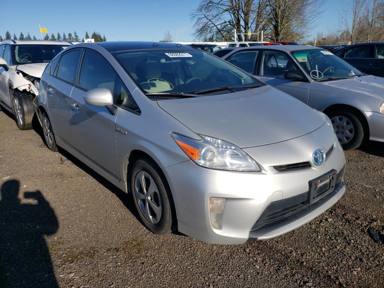 TOYOTA PRIUS 2014 with VIN JTDKN3DU7E1772750 - Photo from auction