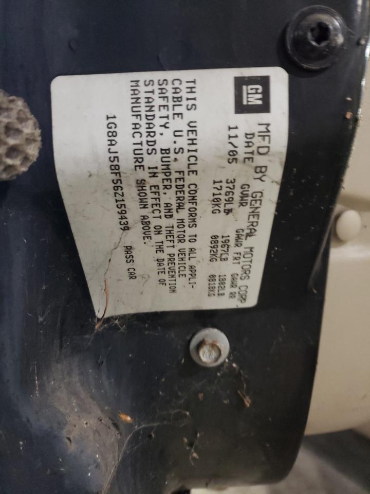 Photo 10 from auction – 2006 SATURN ION LEVEL with VIN 1G8AJ58F56Z159439