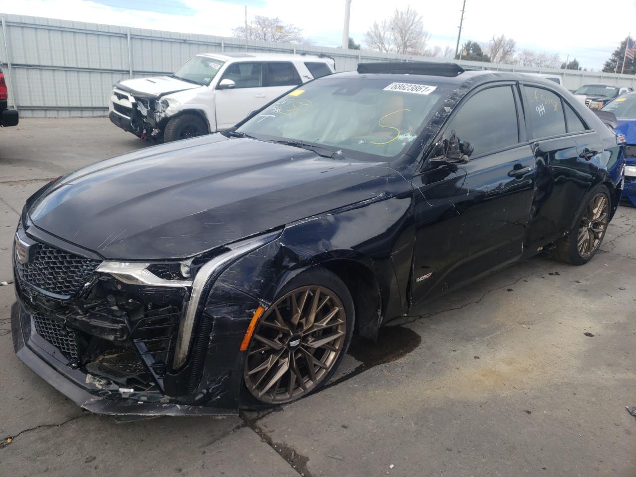 Photo 2 from auction – 2022 CADILLAC CT4-V BLAC with VIN 1G6D75RP2N0410125