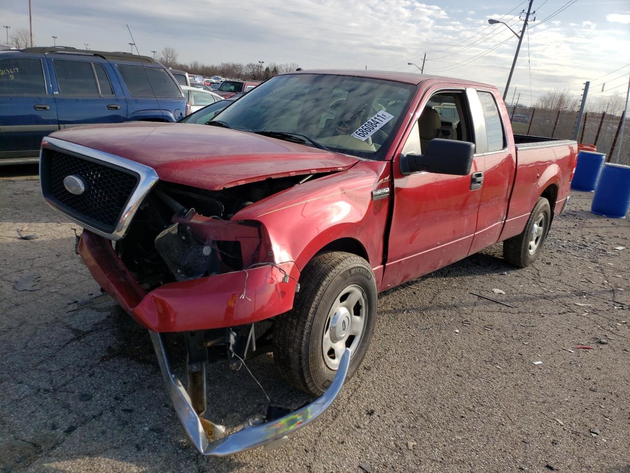 Photo 2 from auction – 2007 FORD F150 with VIN 1FTPX12V47FB17595