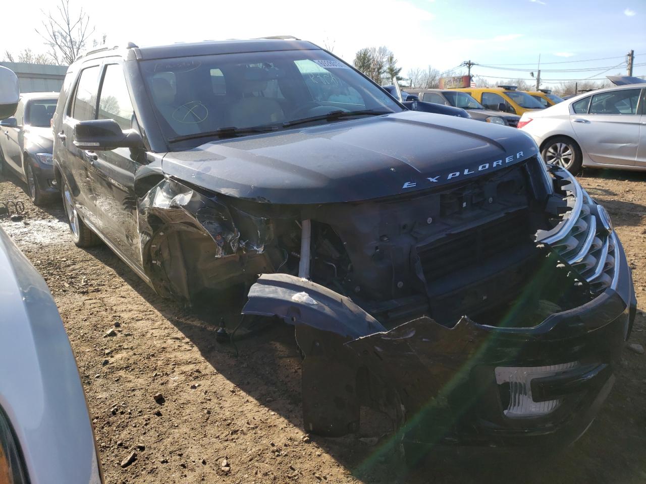 FORD EXPLORER X 2016 with VIN 1FM5K8D86GGC60527 - Photo from auction