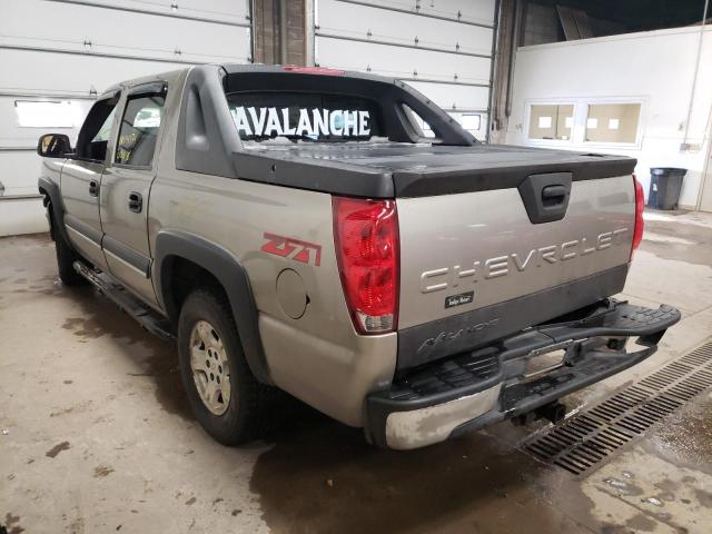 Photo 3 from auction – 2003 CHEVROLET AVALANCHE with VIN 3GNEK13T23G298070