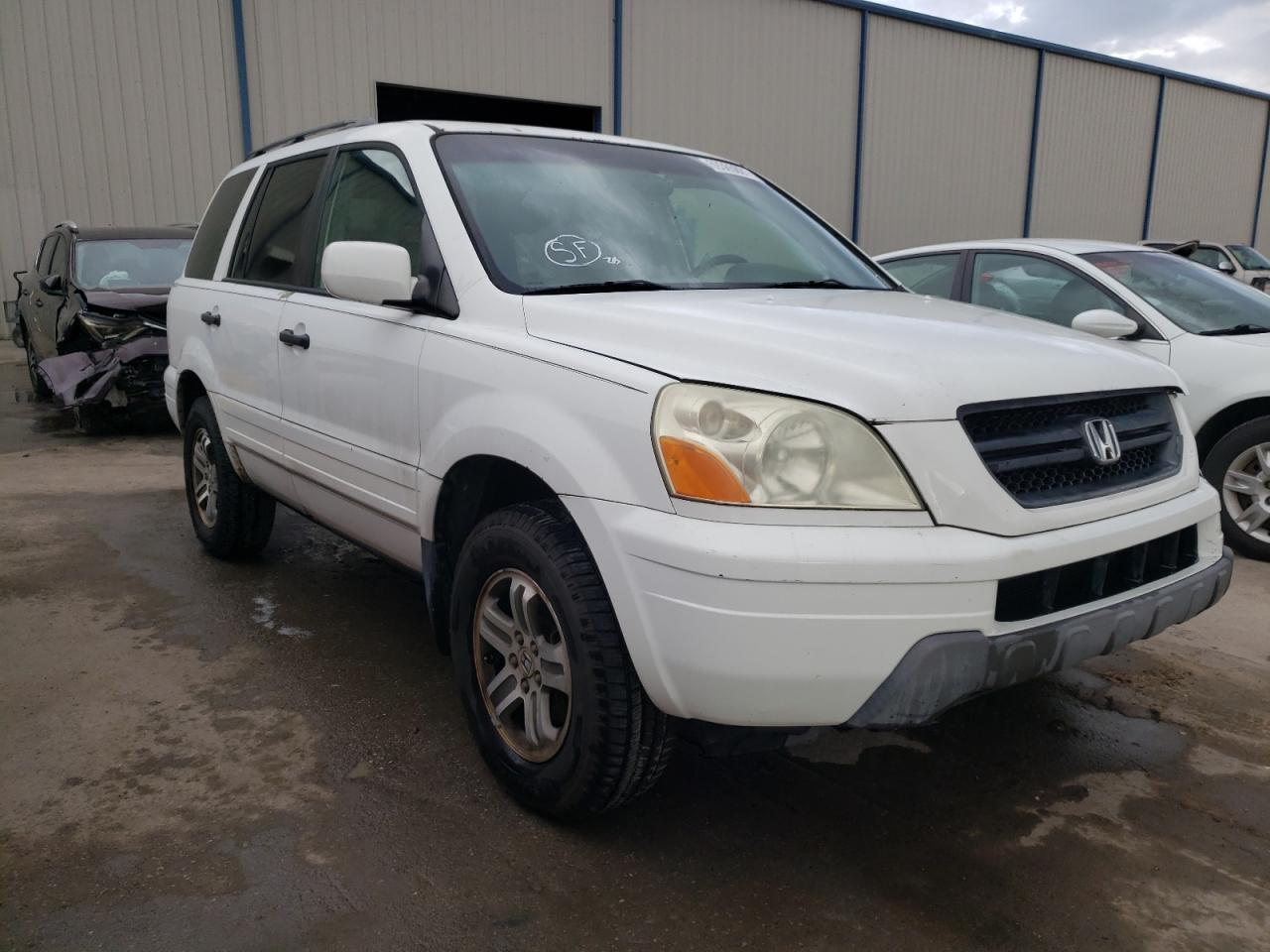 HONDA PILOT EXL 2005 with VIN 5FNYF18635B019750 - Photo from auction
