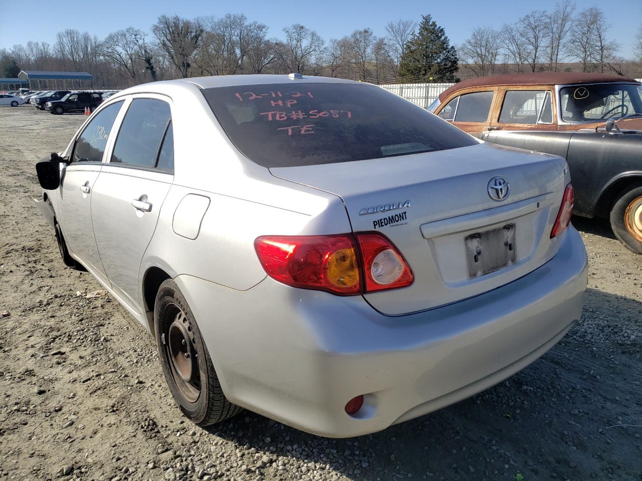 Photo 3 from auction – 2010 TOYOTA COROLLA BA with VIN 1NXBU4EE3AZ288627