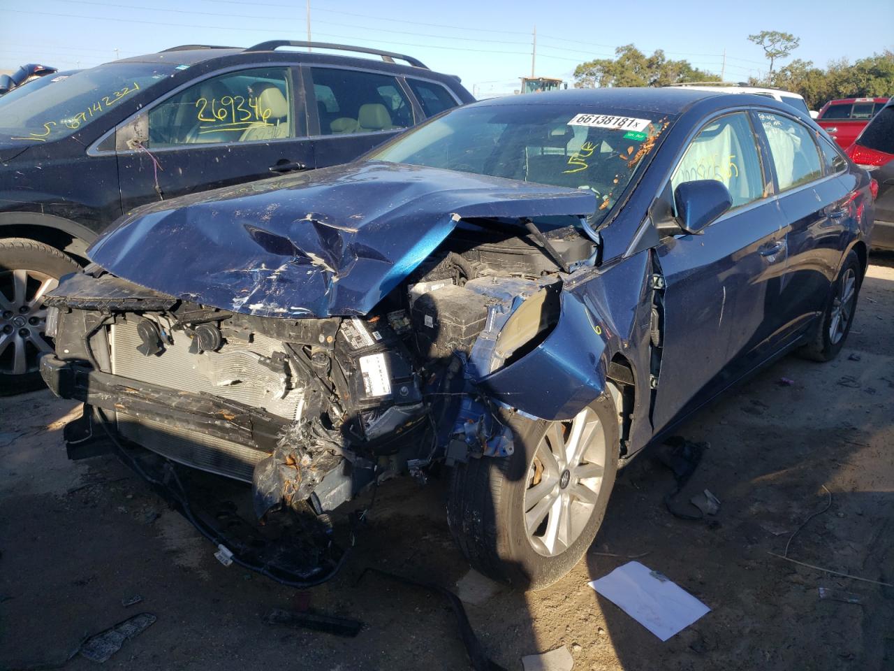 Photo 2 from auction – 2017 HYUNDAI SONATA SE with VIN 5NPE24AF4HH472114