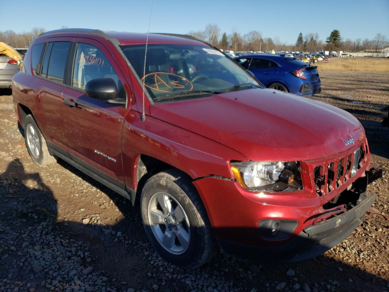 JEEP COMPASS SP 2014 with VIN 1C4NJCBA2ED618835 - Photo from auction