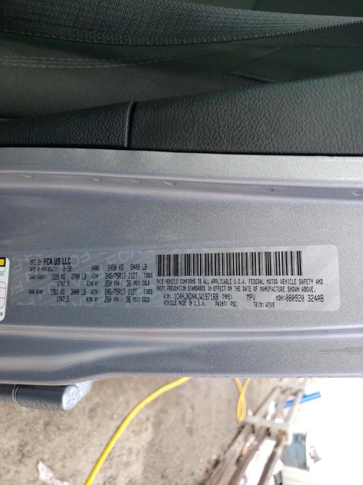Photo 10 from auction – 2018 JEEP WRANGLER U with VIN 1C4HJXDN4JW197168