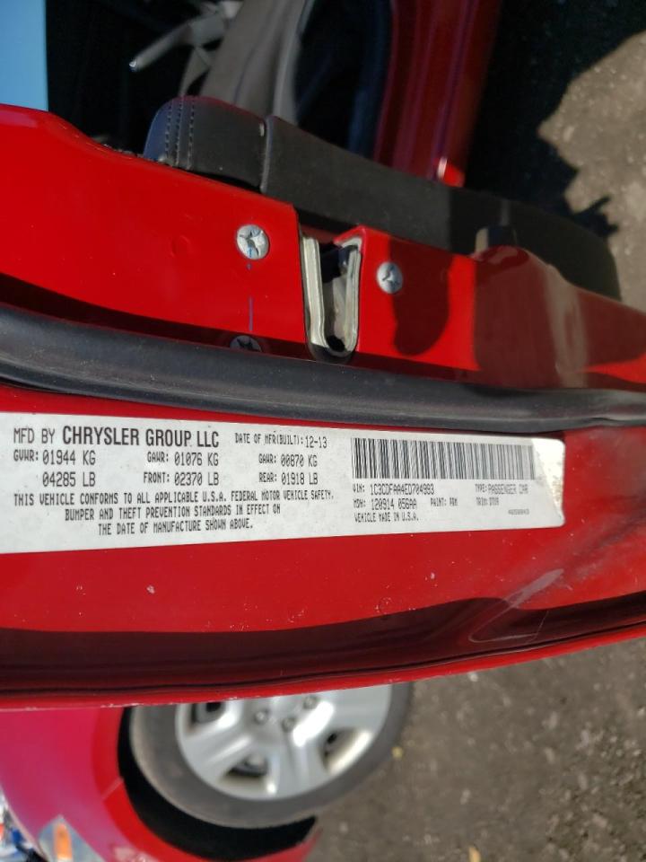 Photo 10 from auction – 2014 DODGE DART SE with VIN 1C3CDFAA4ED704993