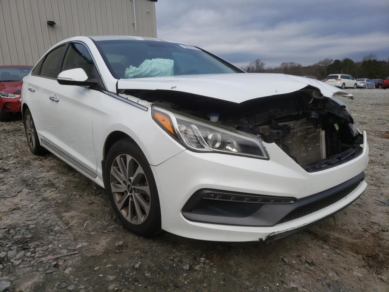 HYUNDAI SONATA SPO 2016 with VIN 5NPE34AF0GH309147 - Photo from auction
