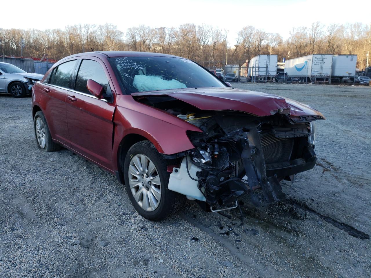 CHRYSLER 200 LX 2013 with VIN 1C3CCBAB8DN641751 - Photo from auction