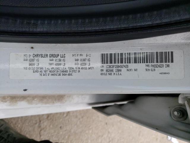 Photo 10 from auction – 2011 CHRYSLER 200 S with VIN 1C3BC8FG5BN567429