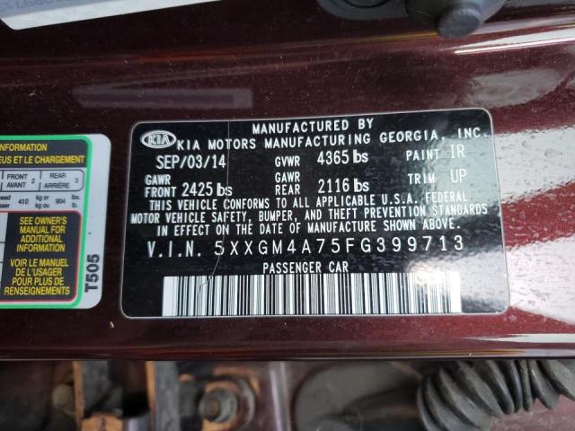 Photo 10 from auction – 2015 KIA OPTIMA LX with VIN 5XXGM4A75FG399713