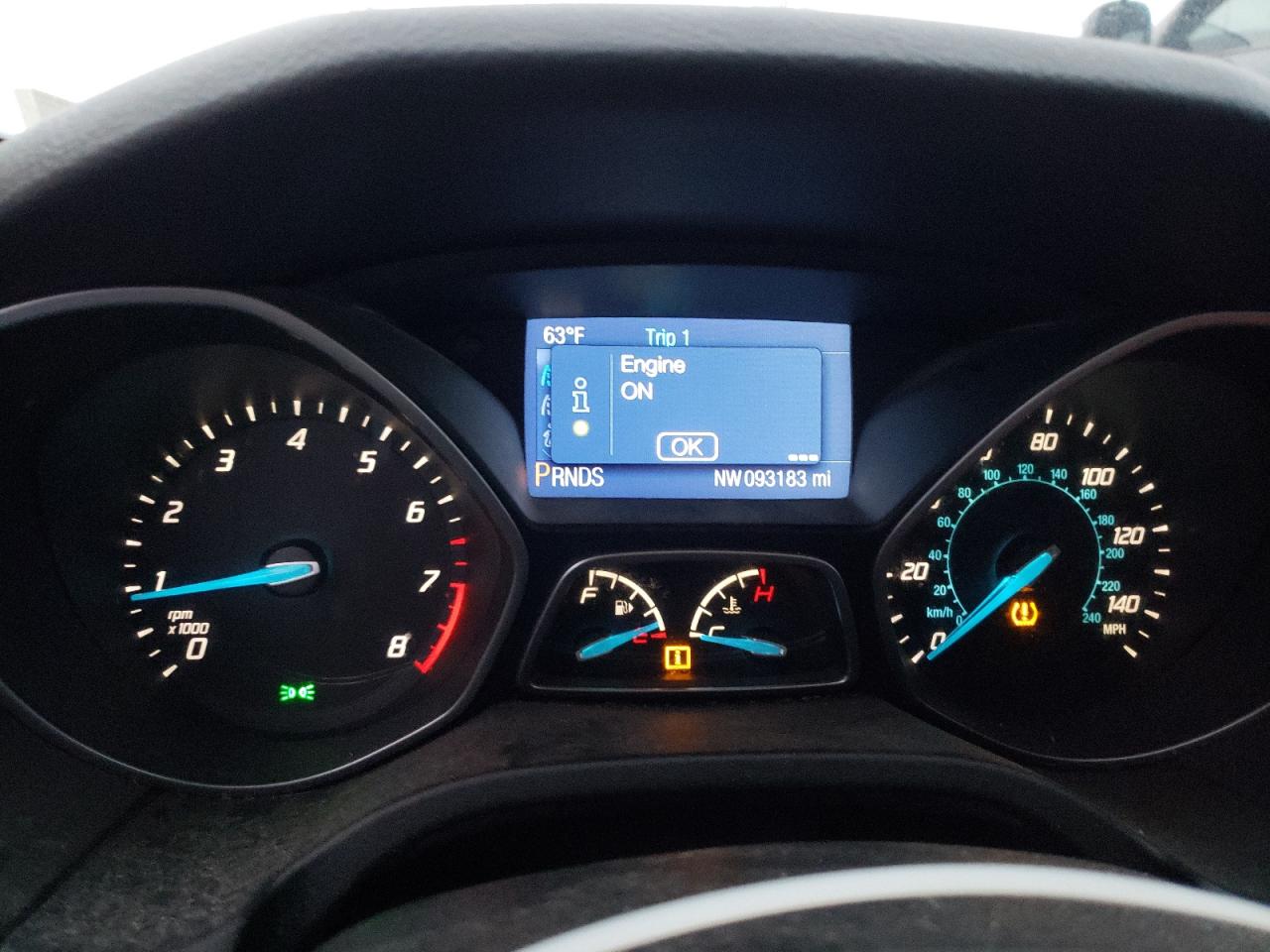 Photo 8 from auction – 2014 FORD FOCUS SE with VIN 1FADP3F26EL253410