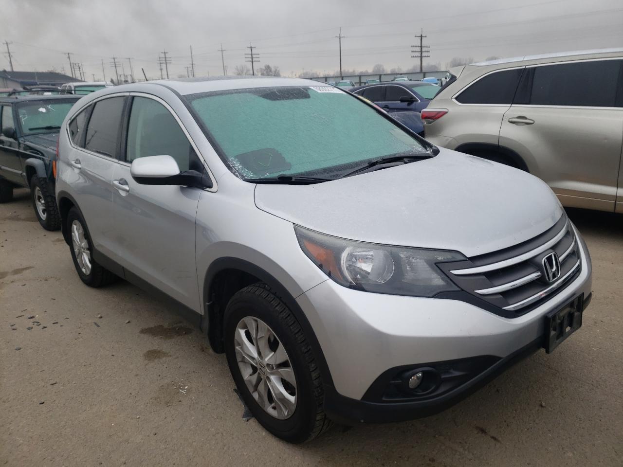 HONDA CR-V EX 2014 with VIN 5J6RM4H52EL025792 - Photo from auction