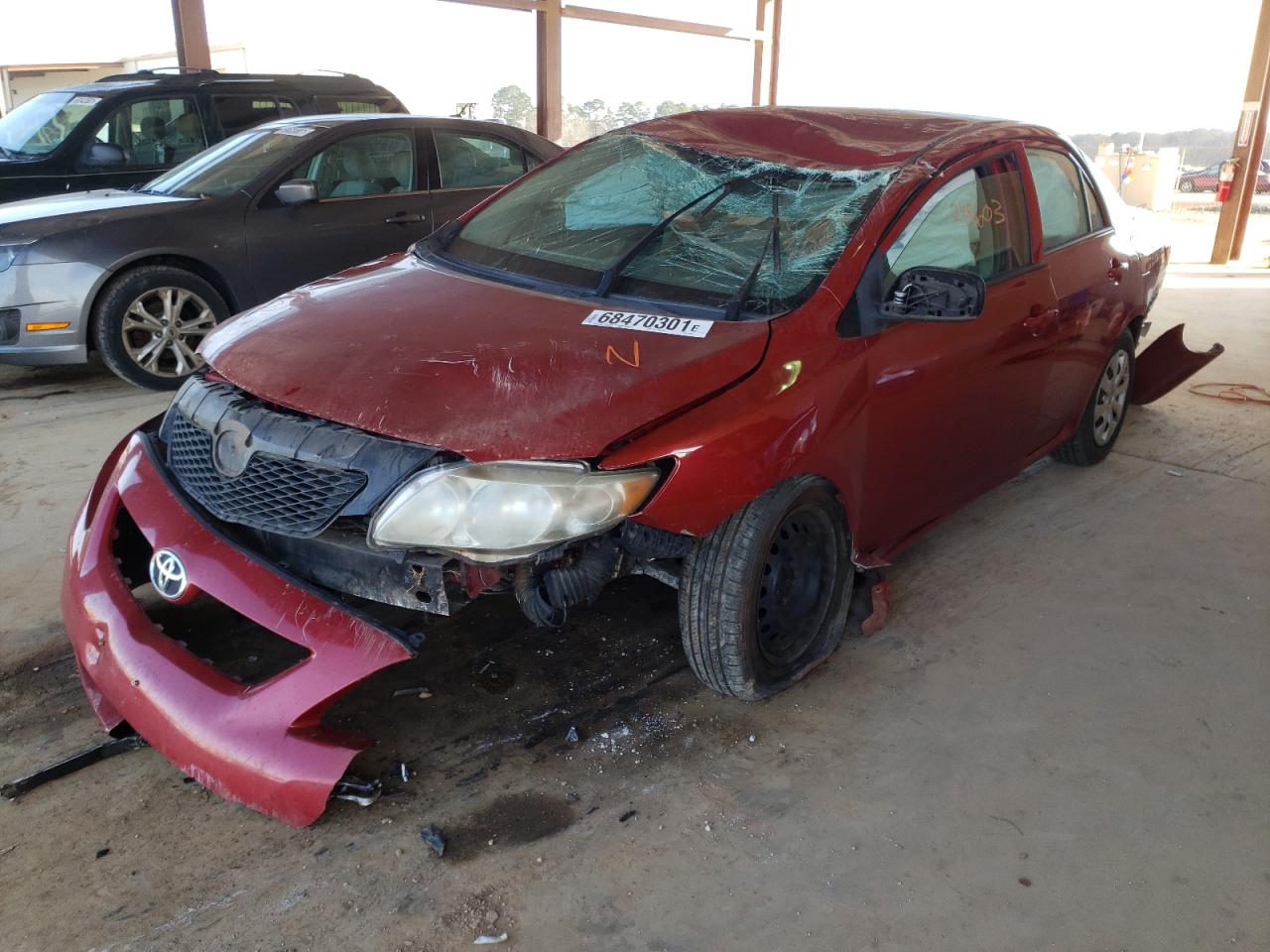 Photo 2 from auction – 2009 TOYOTA COROLLA BA with VIN 2T1BU40E89C123404