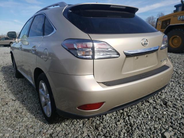 Photo 3 from auction – 2011 LEXUS RX 350 with VIN 2T2BK1BAXBC091278