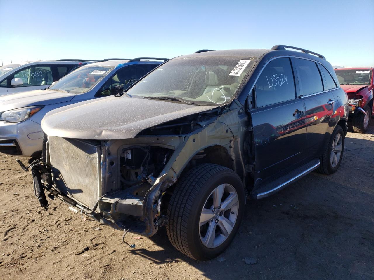 Foto 2 de la subasta – 2012 ACURA MDX TECHNO con VIN 2HNYD2H46CH540716