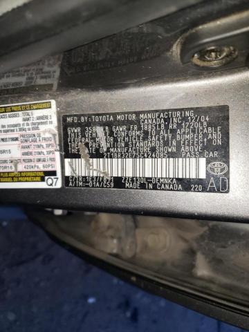 Photo 10 from auction – 2005 TOYOTA COROLLA CE with VIN 2T1BR32E75C424085