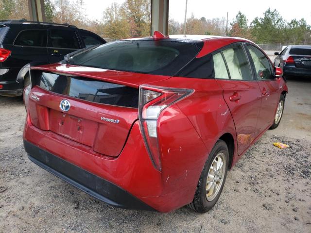 Photo 4 from auction – 2016 TOYOTA PRIUS with VIN JTDKARFU3G3526684