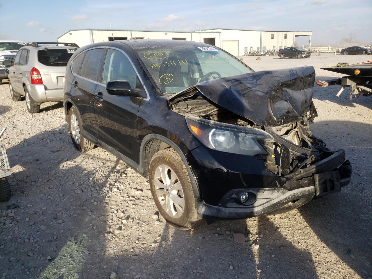 HONDA CR-V EX 2012 with VIN 5J6RM4H57CL011111 - Photo from auction