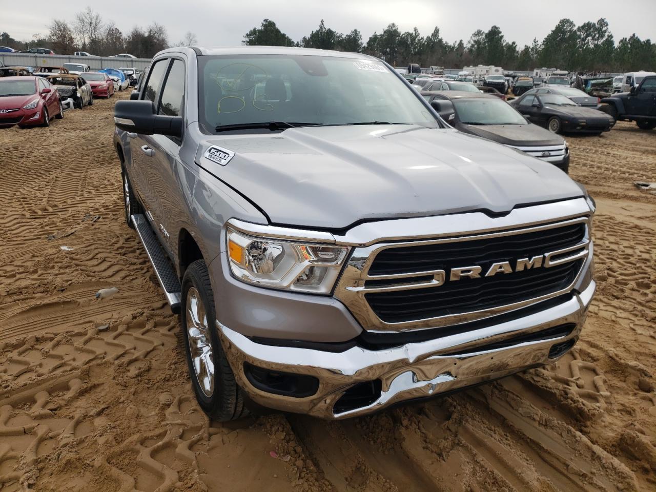 Photo 1 from auction – 2021 RAM 1500 BIG H with VIN 1C6SRFFT6MN647814