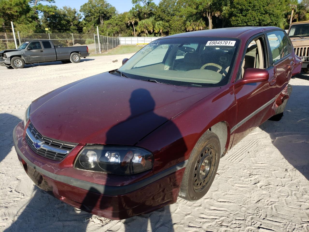 Photo 2 from auction – 2002 CHEVROLET IMPALA with VIN 2G1WF52EX29287427