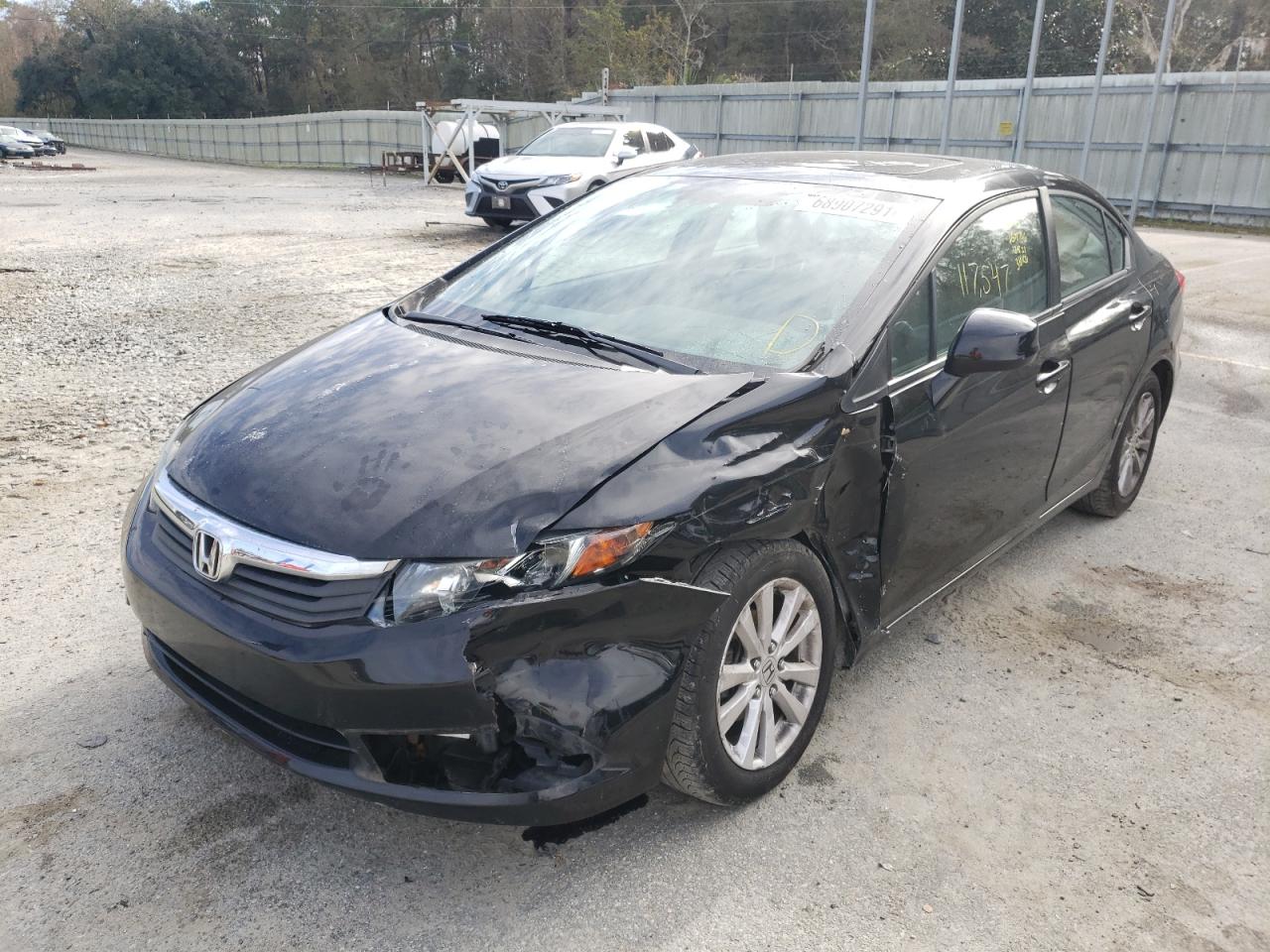 Photo 2 from auction – 2012 HONDA CIVIC EX with VIN 19XFB2F81CE052455