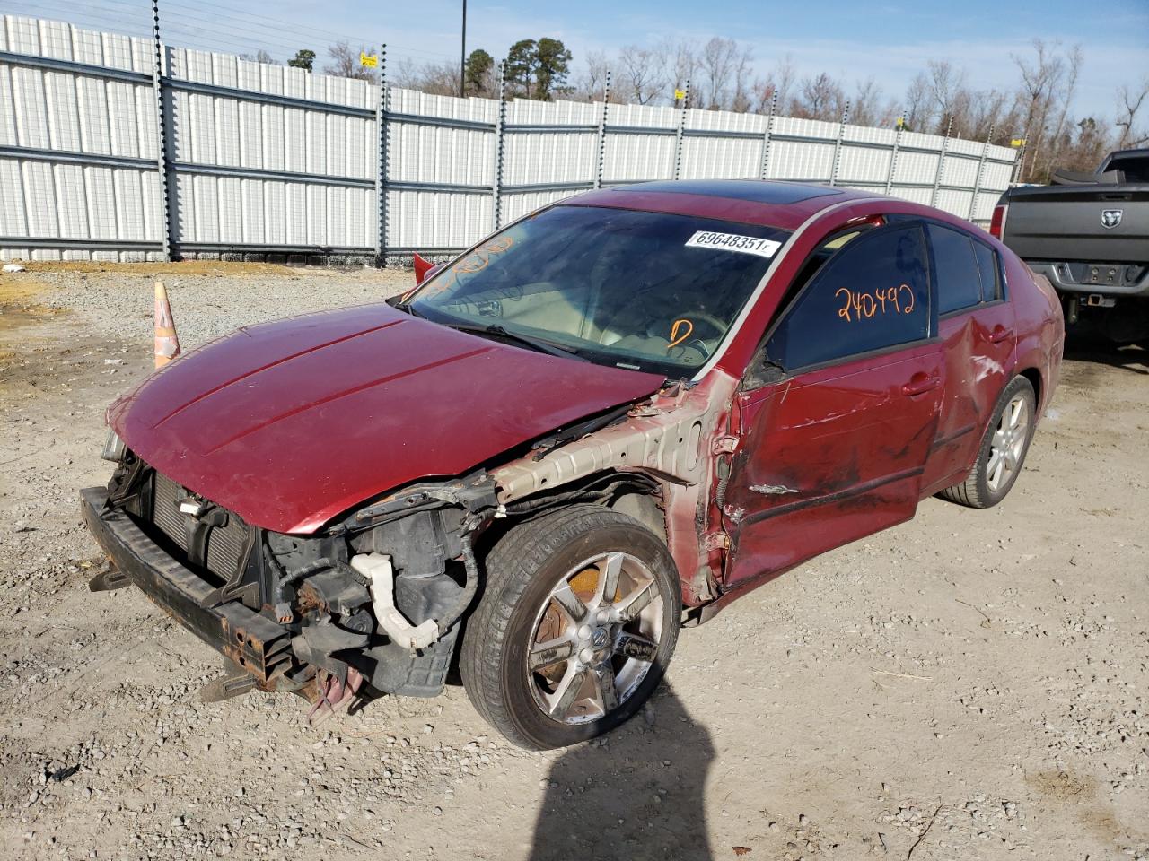 Photo 2 from auction – 2006 NISSAN MAXIMA SE with VIN 1N4BA41E36C863430