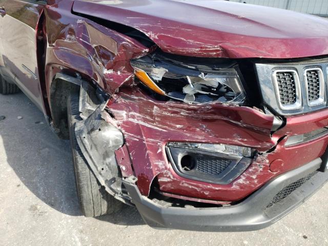 Photo 9 from auction – 2021 JEEP COMPASS LA with VIN 3C4NJCBB7MT502404