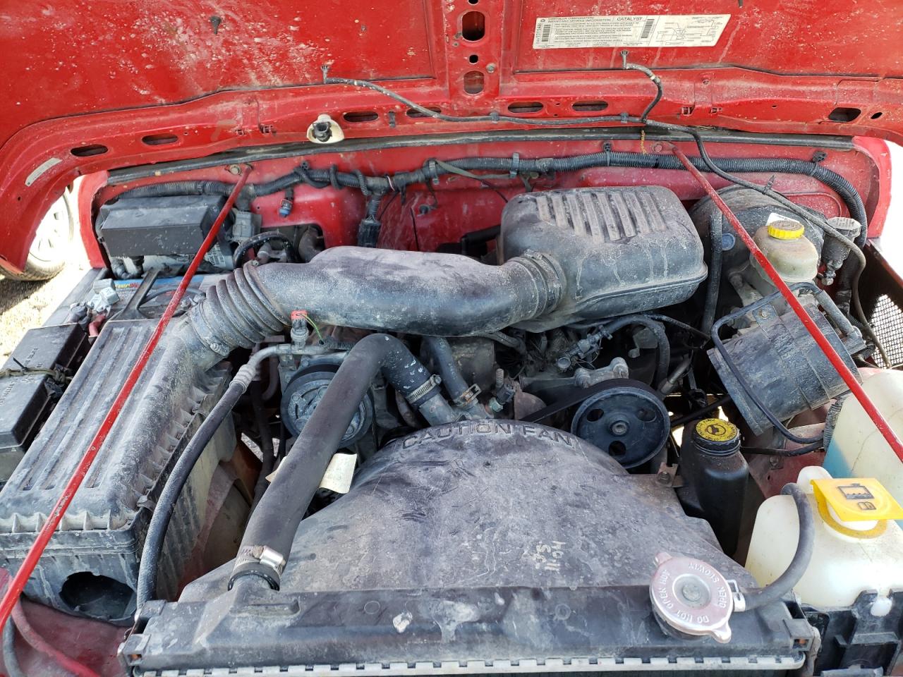 Photo 7 from auction – 1997 JEEP WRANGLER / with VIN 1J4FY29P8VP448140