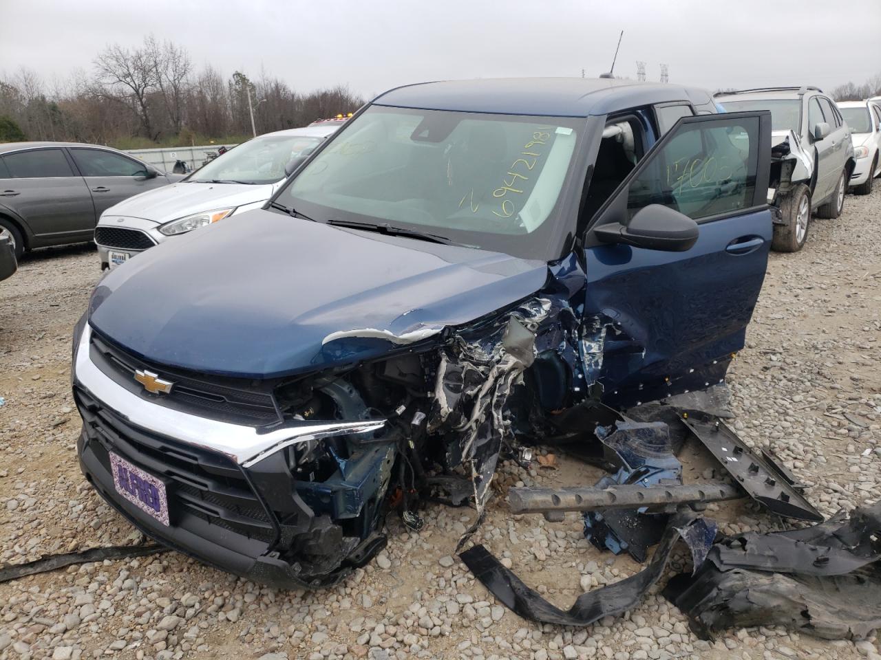 Photo 2 from auction – 2021 CHEVROLET TRAILBLAZE with VIN KL79MMS20MB065522