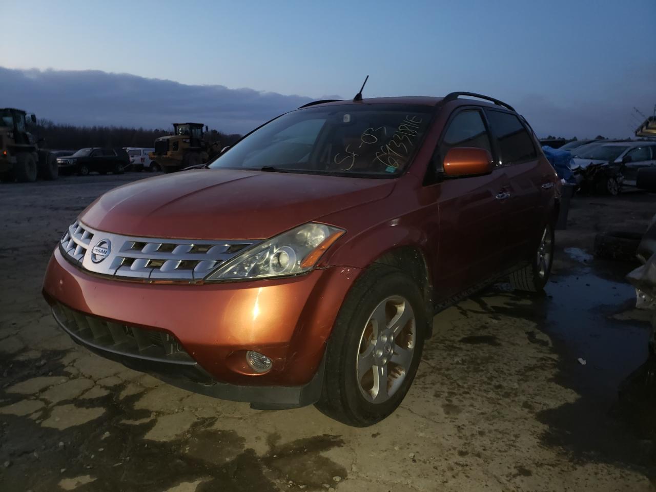 Photo 2 from auction – 2003 NISSAN MURANO SL with VIN JN8AZ08W93W200741