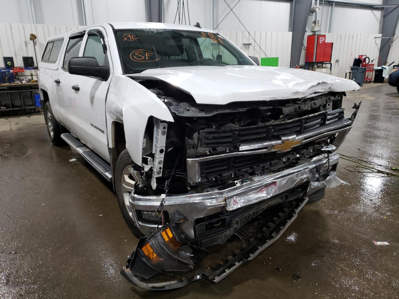 CHEVROLET SILVERADO 2014 with VIN 3GCUKREC4EG550789 - Photo from auction
