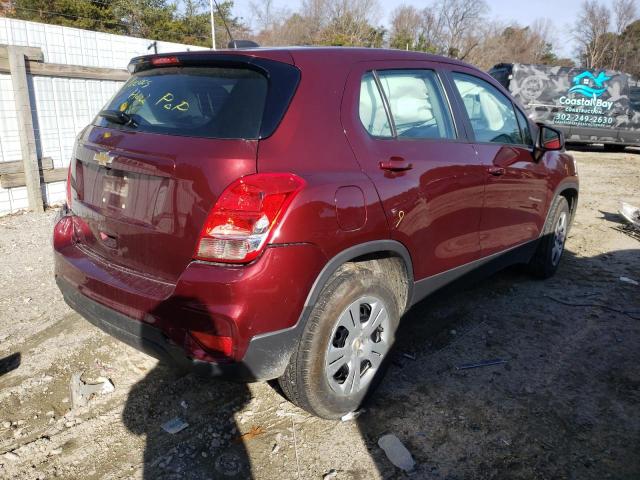 Photo 4 from auction – 2017 CHEVROLET TRAX LS with VIN 3GNCJKSB3HL133863