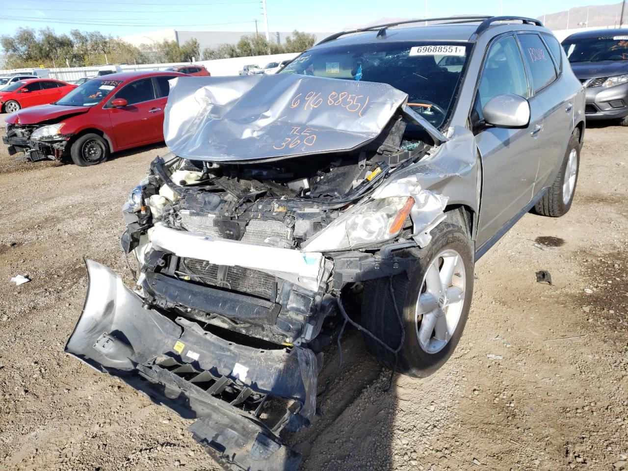 Photo 2 from auction – 2005 NISSAN MURANO SL with VIN JN8AZ08T85W314285