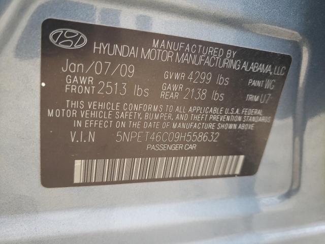 Photo 10 from auction – 2009 HYUNDAI SONATA GLS with VIN 5NPET46C09H558632