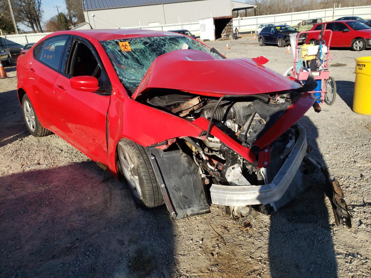 DODGE DART SXT S 2016 with VIN 1C3CDFFAXGD796106 - Photo from auction