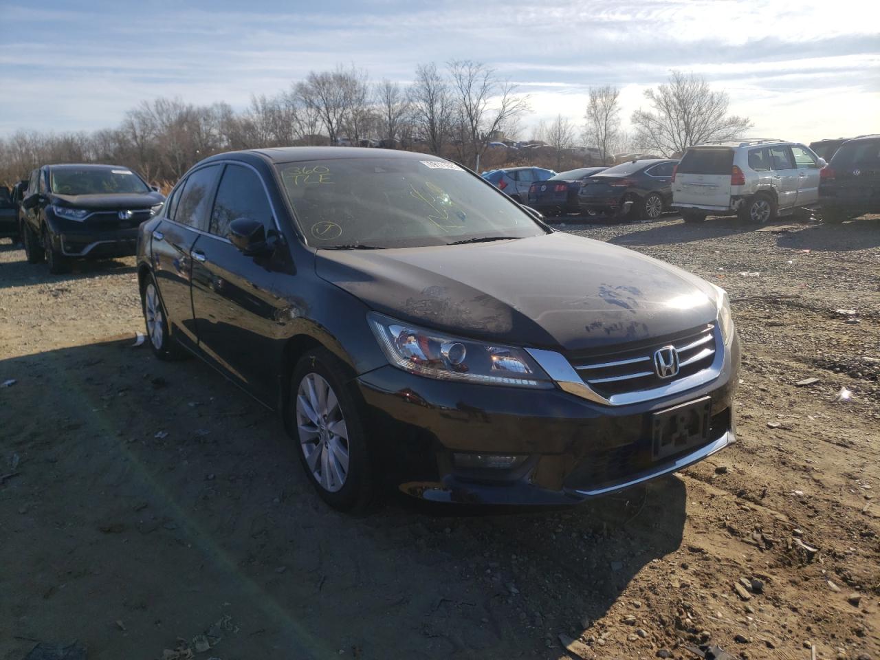 HONDA ACCORD EXL 2014 with VIN 1HGCR2F86EA174329 - Photo from auction
