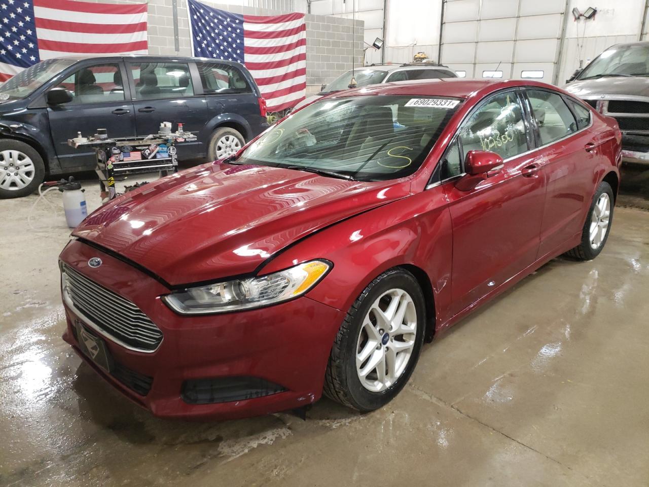 Photo 2 from auction – 2013 FORD FUSION SE with VIN 3FA6P0HR4DR338635