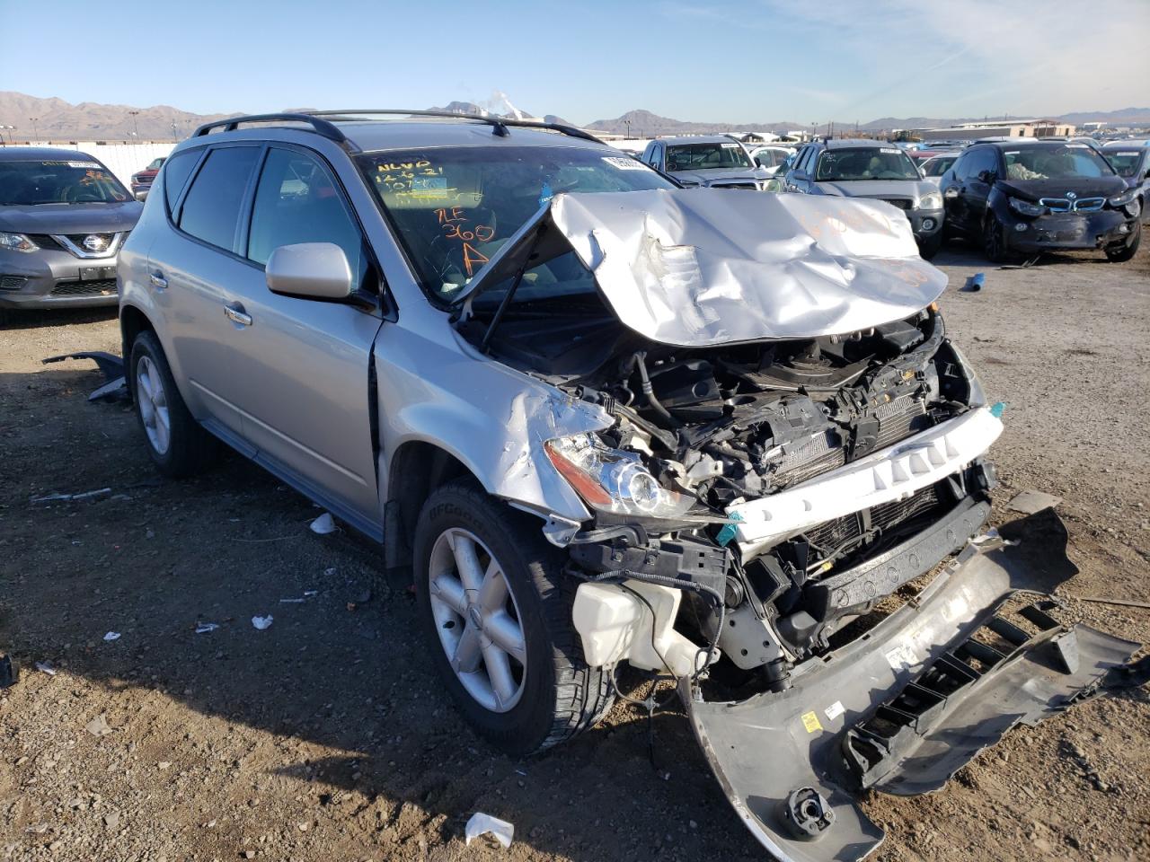 Photo 1 from auction – 2005 NISSAN MURANO SL with VIN JN8AZ08T85W314285